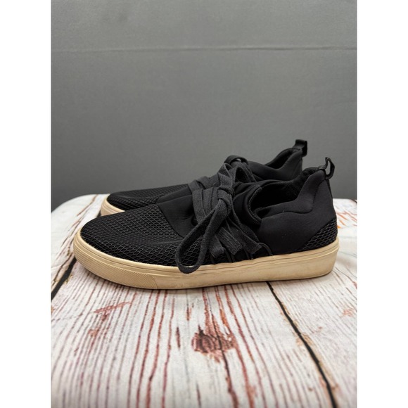 Steve Madden Shoes - Steve Madden Lancer Black Mesh Fashion Sneakers Womens Size 7M Low Top‎ Trainers